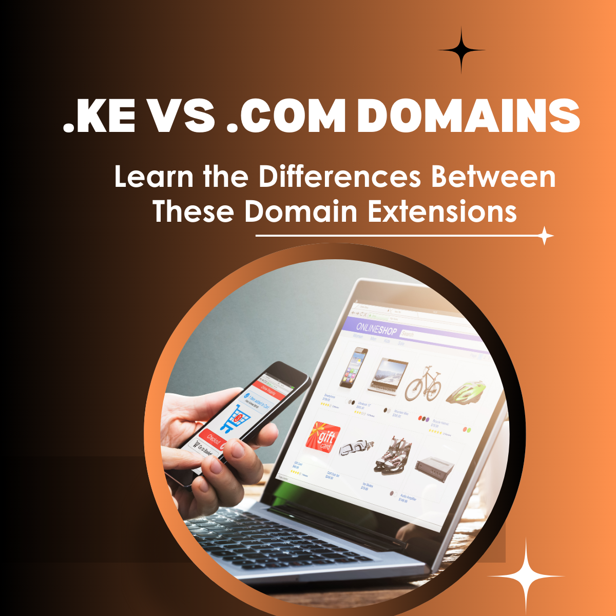 .KE VS .COM DOMAINS
